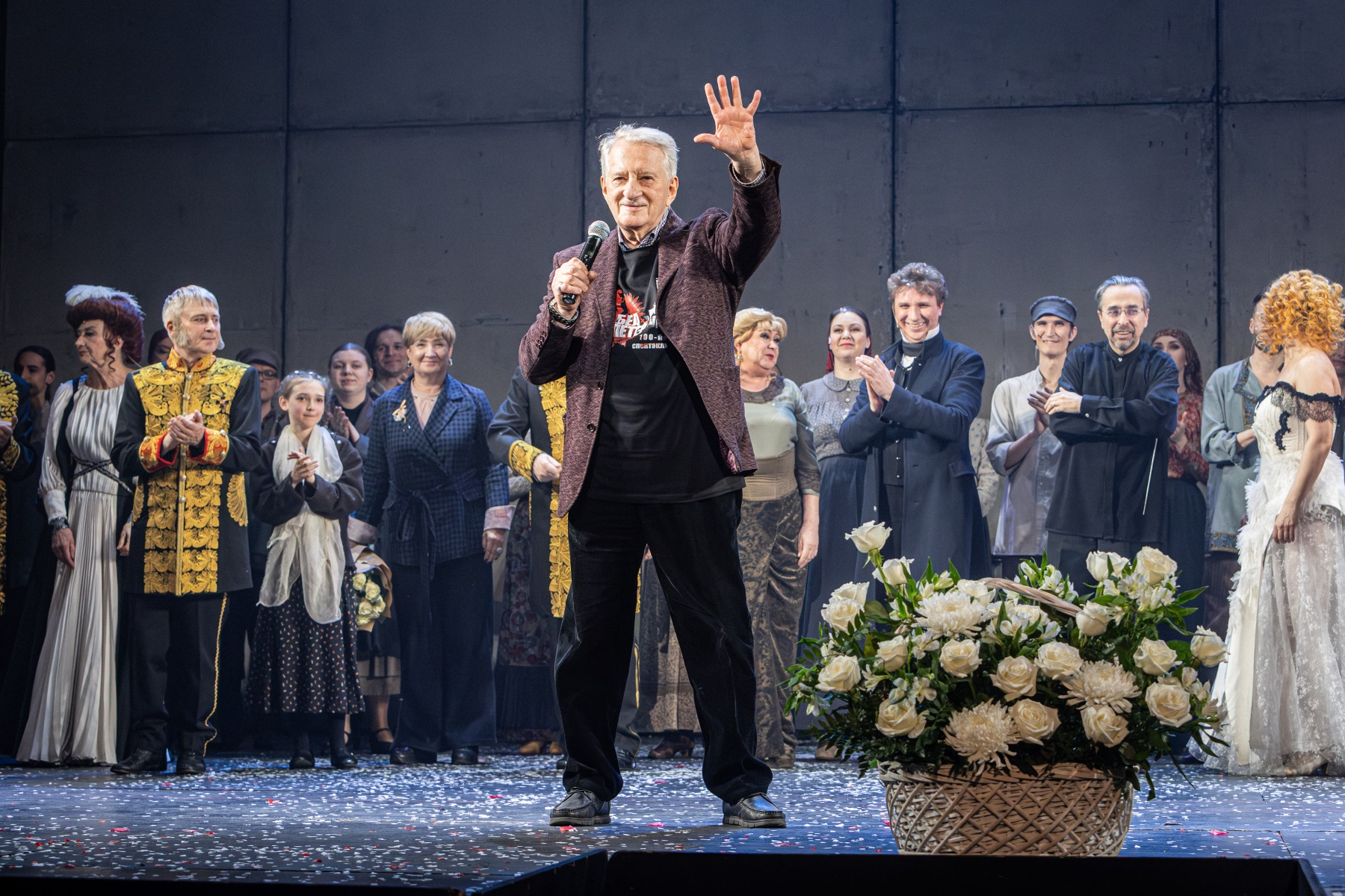 100-й показ спектакля "Белый. Петербург"